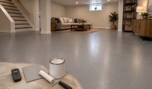 basement epoxy flooring services