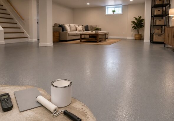 basement epoxy flooring services